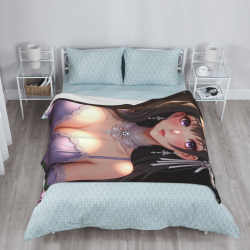 280g Flannel Fleece Blanket (Vertical Style) with Pattern