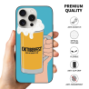 Креативный чехол для iPhone 15/Pro/Max с дизайном пивного бокала - OKOMALL