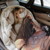 Coperta in flanella di pile 280g (stile orizzontale) con motivo