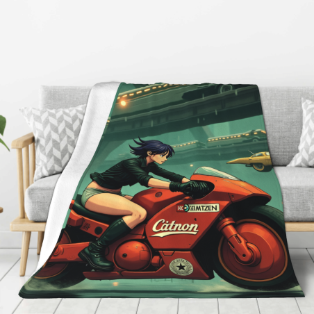 Cyberpunk Flannel Blanket - Okomall