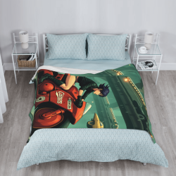 Couverture en flanelle Cyberpunk - Okomall