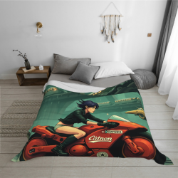Coperta in Flanella Cyberpunk - Okomall