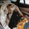 Coperta in flanella 280g (stile verticale) con motivo squisito, comoda e pratica