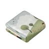 280g Vertical Flannel Blanket: Pastoral Landscape Printing, a Choice for Comfort and Warmth