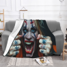 Manta de Forro Polar de 280g (Horizontal) - Patrón de Harley Quinn