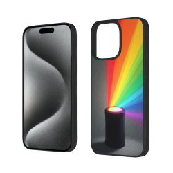 iPhone 15 Pro/Pro Max 彩虹渐变手机壳 - okomall