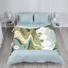 280g Vertical Flannel Blanket: Pastoral Landscape Printing, a Choice for Comfort and Warmth