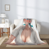 280g 세로 플란넬 담요 (패턴 포함) - 편안하고 따뜻한 홈 굿즈