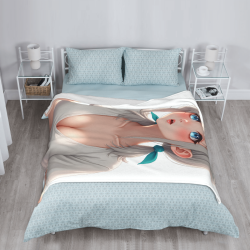Manta de franela vertical de 280g (con estampado) - Artículos para el hogar cómodos y cálidos