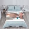 Manta de franela vertical de 280g (con estampado) - Artículos para el hogar cómodos y cálidos