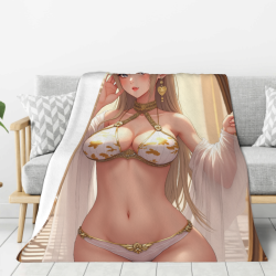 280g 플란넬 극세사 담요 (수직 스타일) 아름다운 패턴과 함께