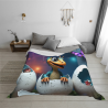 280g Manta de Flanelauzzy (Horizontal) - Diseño Animado Adorable