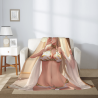 Coperta in flanella polar di 280 g (stile verticale) con bellissimo motivo