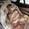 280g Flannel Fleece Blanket (Horizontal Style) with Beautiful Anime Pattern