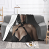 280g 플란넬 린넨 이불 (가로) - 섹시한 패턴, 편안하고 따뜻함