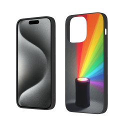 iPhone 15 Pro/Pro Max 彩虹漸變手機殼 - okomall