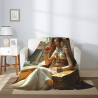 Drap en flanelle vertical de 280 g (avec motif égyptien antique)