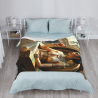 Coperta in flanella verticale da 280 g (con motivo egizio antico)