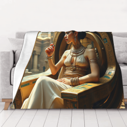 Couette Flanelle Reine d'Égypte - Okomall