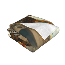 Decke aus Flanell „Ägyptische Königin“ - Okomall