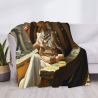 Decke aus Flanell „Ägyptische Königin“ - Okomall