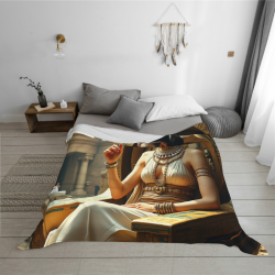 Couette Flanelle Reine d'Égypte - Okomall