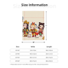 280g Flannel Blanket (Vertical Style) with Cartoon Pattern