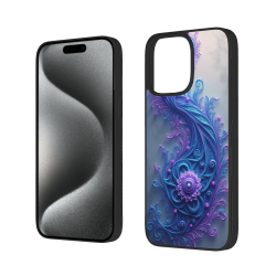 夢幻花紋 iPhone 15/Pro/Max 手機殼 - okomall