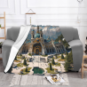 Coperta in flanella polar da 280 g (orizzontale) con motivo di palazzo - Una grande scelta per il comfort e il calore