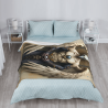 Couverture en flanelle verticale de 280 g (avec motif), un excellent choix pour le confort