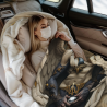 280g Flannel Fleece Blanket (Horizontal Style) with Mysterious Pattern