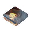Drap en flanelle de 280 g (Style vertical) - Motif d'ange, un excellent choix pour le confort et la chaleur
