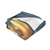 Couverture en flanelle de 280 g (Style horizontal) - Motif d'ange, un choix confortable et chaud
