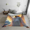 280g Flannel Blanket (Horizontal Style) - Angel Pattern, a Comfortable and Warm Choice