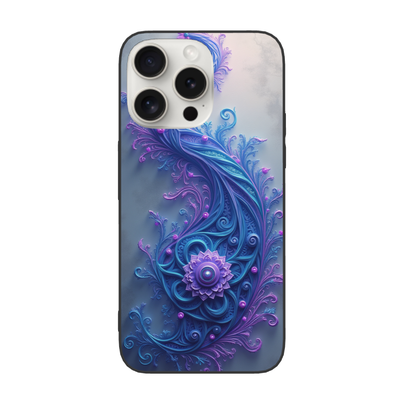 梦幻花纹 iPhone 15/Pro/Max 手机壳 - okomall