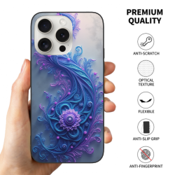 梦幻花纹 iPhone 15/Pro/Max 手机壳 - okomall
