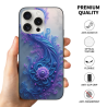 Чехол для iPhone 15/Pro/Max с фантазийным цветочным узором - okomall