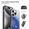 Чехол для iPhone 15/Pro/Max с фантазийным цветочным узором - okomall