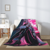 280 - g Flanell - Fleece - Decke (vertikaler Stil) mit Anime - Muster