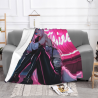 280g Flannel Fuzzy Blanket (Horizontal) with Anime Pattern - A Good Choice for Comfort