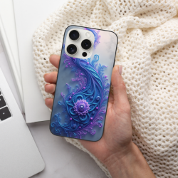 梦幻花纹 iPhone 15/Pro/Max 手机壳 - okomall