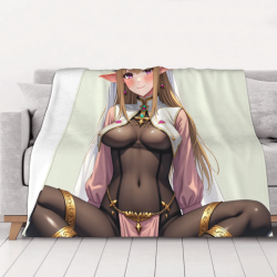 280g 플란넬 퍼지 담요 (엘프 패턴)