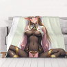 280g 플란넬 퍼지 담요 (엘프 패턴)