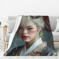 280g Vertical Flannel Blanket: Exquisite Printing and Comfortable Experience