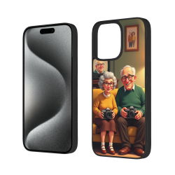 iPhone 15/Pro/Max 懷舊老照片手機殼 - okomall