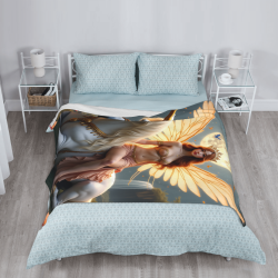 Coperta in velluto di flanella da 280 g (stile verticale) con motivo
