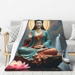 280g Vertical Flannel Blanket (with Exquisite Pattern)