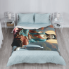 Drap de flanelle vertical de 280 g (avec motif exquis)