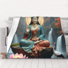 Drap en laine Zen Lotus - Okomall