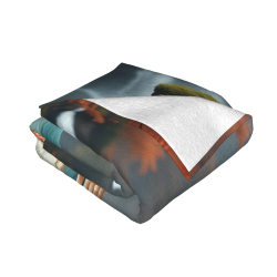 Zen Lotus Fleece Decke - Okomall